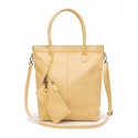 Zebratrends Natural Bag Kartel met rits XL - Yellow