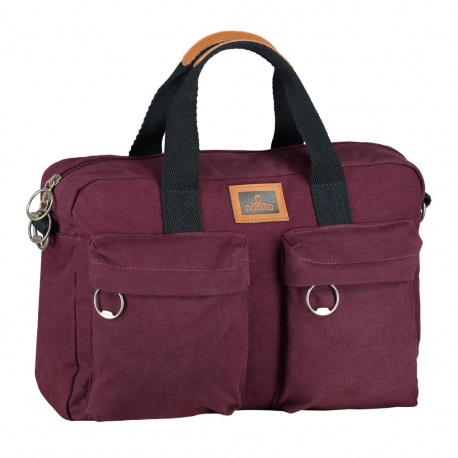 Nomad Canvas Bowler Laptoptas Bordeaux